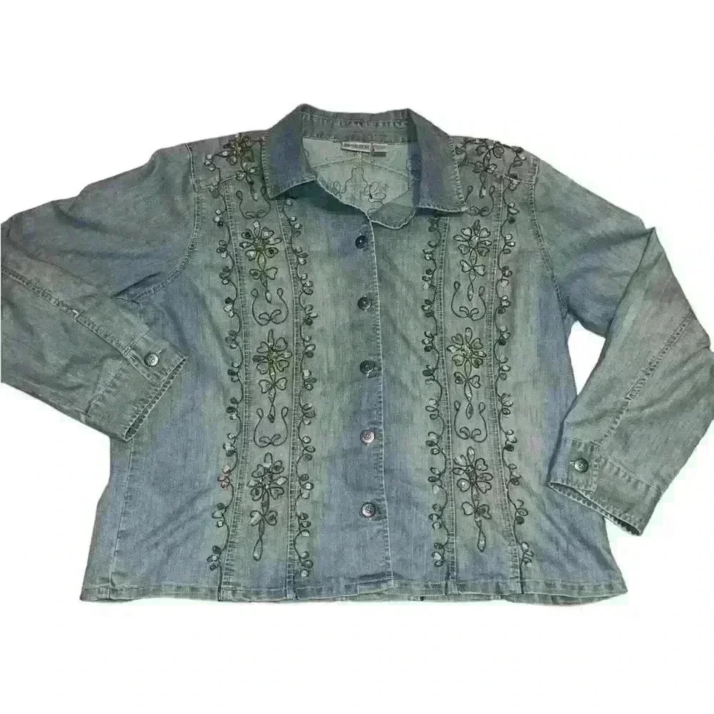 Vintage 80’s Chico’s Women’s Denim Jacket